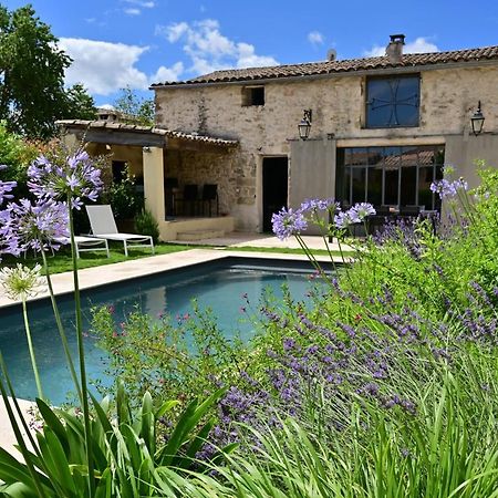 Flaux Gite De Charme "Puisneuf" Proche De Uzes מראה חיצוני תמונה